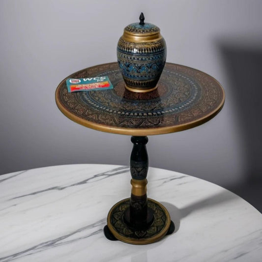 16-Inch Naqshi Art Table - wcspk