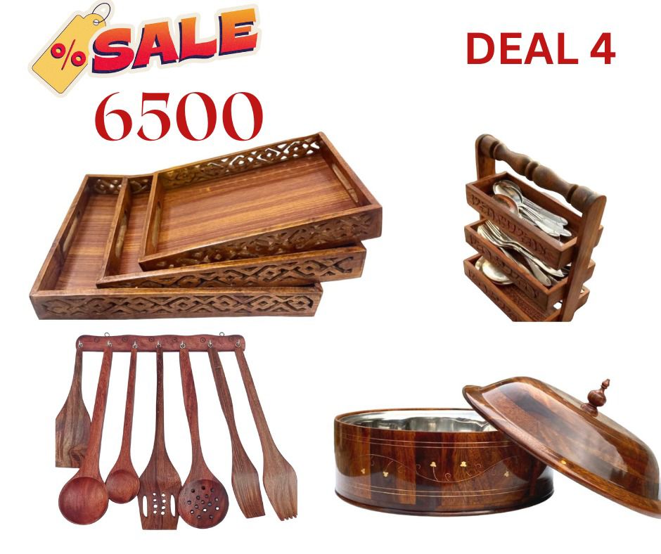 Tray Set, Spoon Stand, Cooking Spoon & Hot Pot - wcspk
