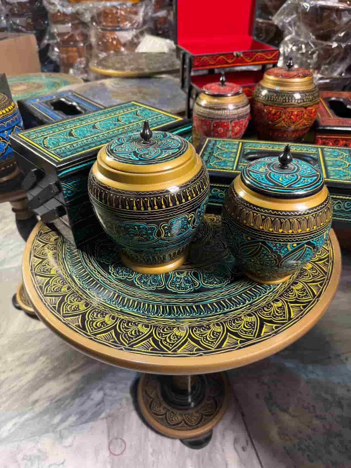 Naqshi art Table Set Deal - wcspk