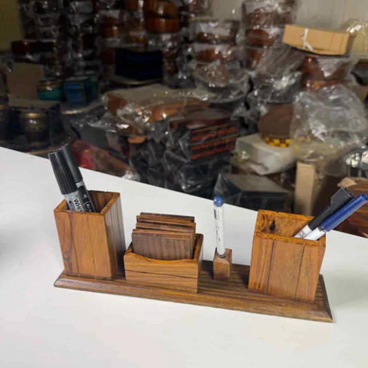 Wooden Desk Organizer