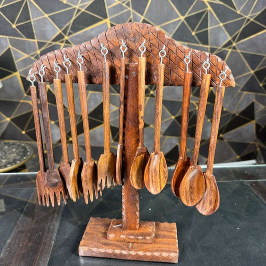 Wooden Home Fork and spoons