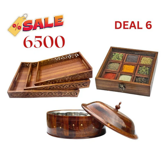 Tray Set, Hot Pot & Spice Box