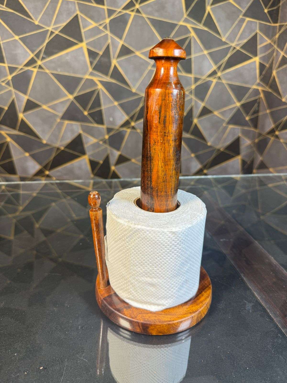 wooden tissue roll stand - wcspk