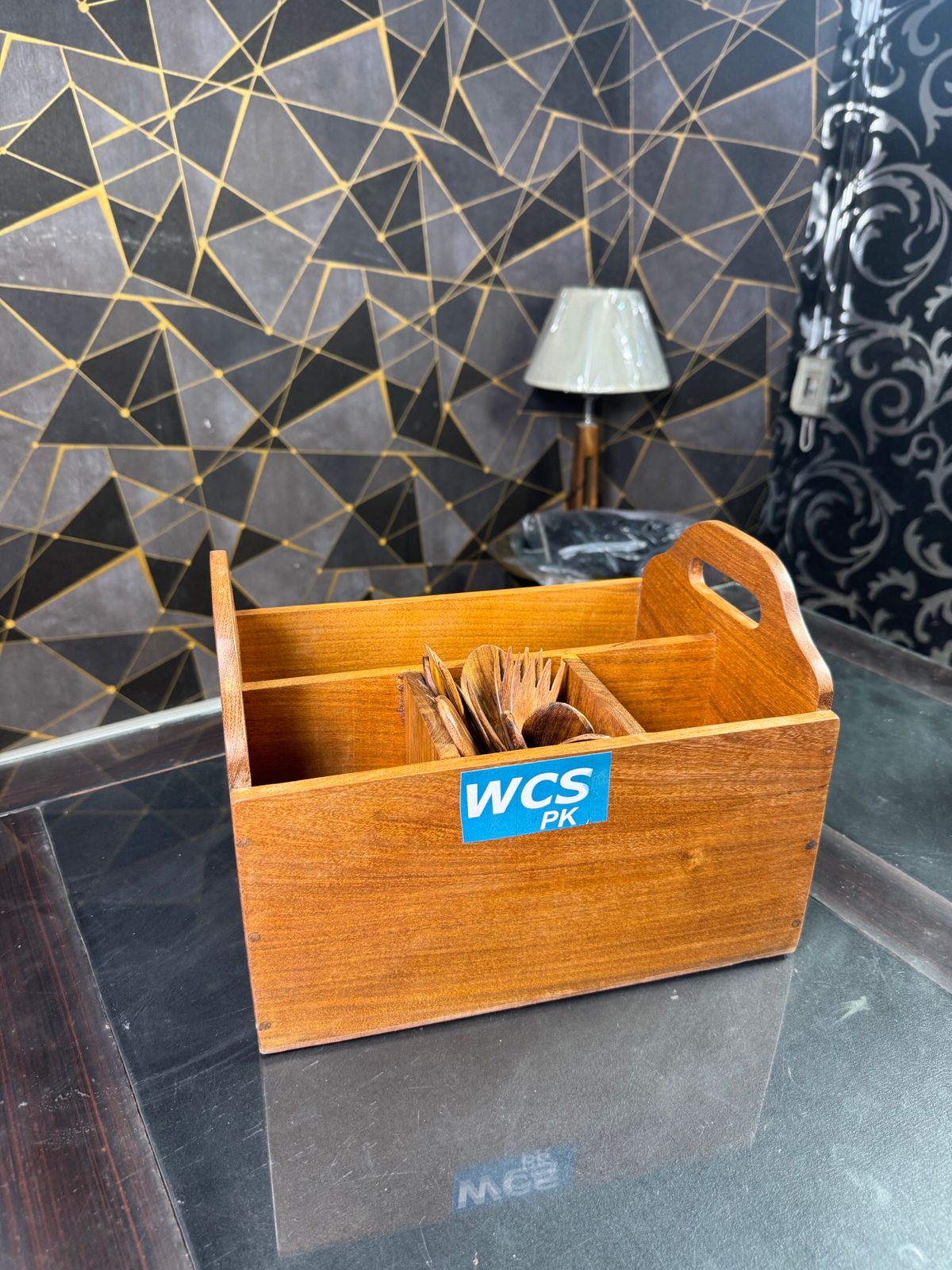 Wooden Kitchen Organizer Set