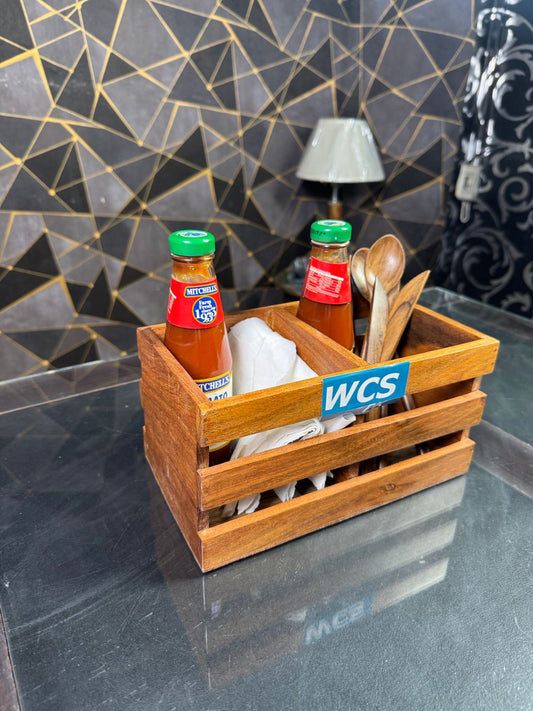 Wooden Kitchen Organizer Set