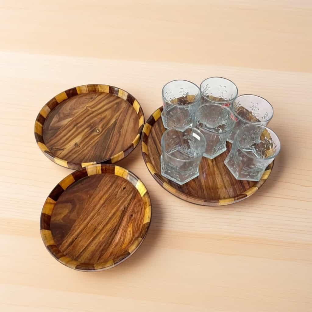 Wooden Plate Set - wcspk