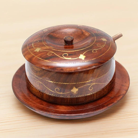 Wooden Sugar Pot - wcspk