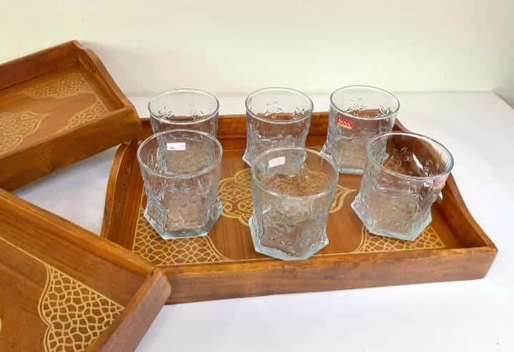 Wooden Tray Set - wcspk