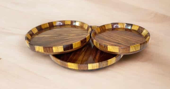 Wooden Plate Set - wcspk