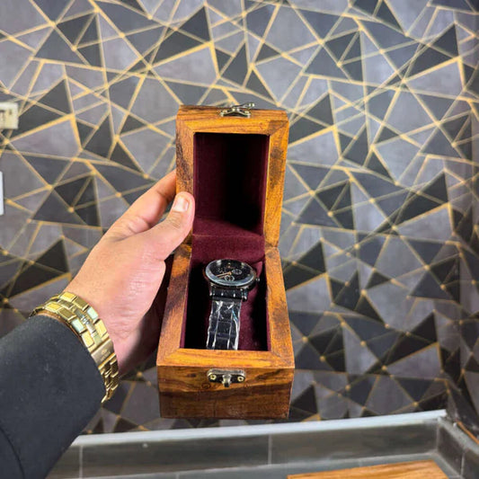 1-Slot Wooden Watch Box