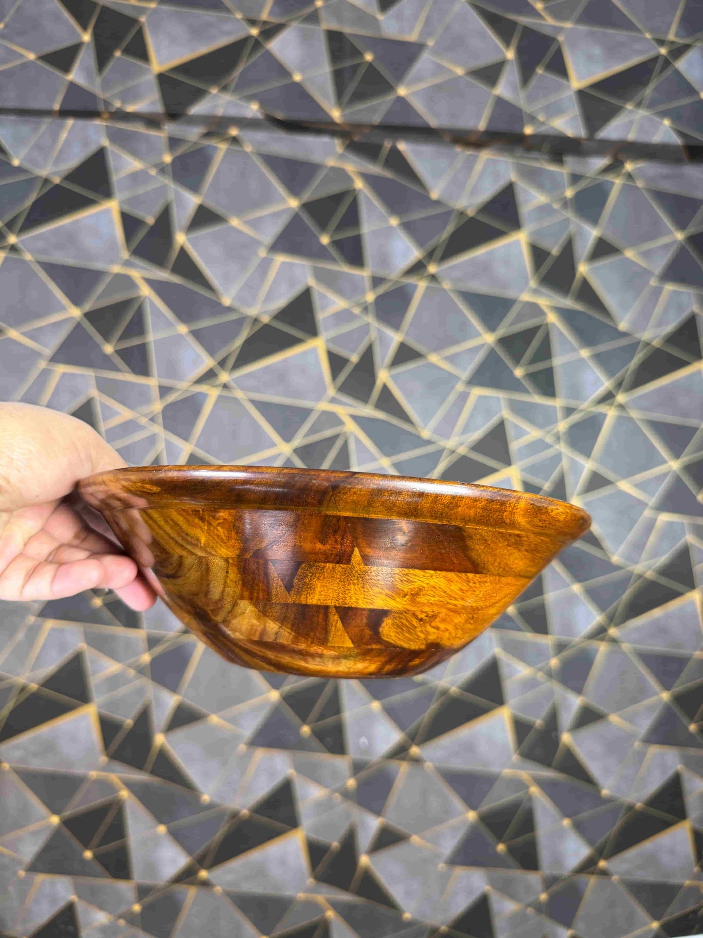 wooden bowl without stand - wcspk