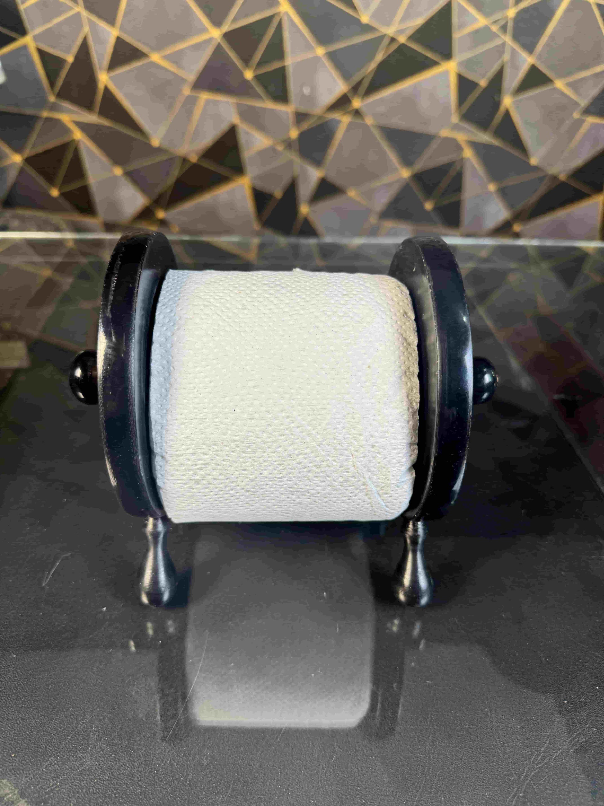 wooden tissue roll stand - wcspk